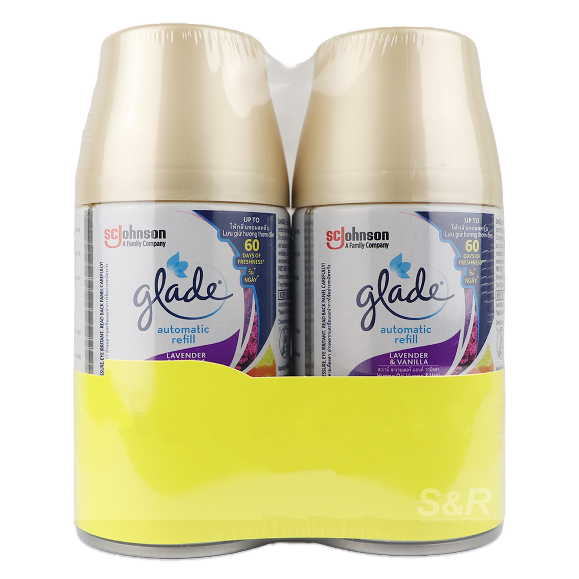 Glade Automatic Refill Lavender and Vanilla 2x269mL Glade Automatic Refill Lavender and Vanilla 2x269mL